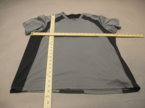 MOUNTAIN HARDWEAR Size XL Mens Gray Crew Neck Short Sleeve Athletic T-Shirt 067 - Picture 5 of 9
