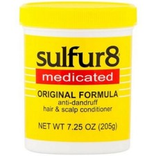 Sulfur 8 Medicated Hair Scalp Conditioner Anti Dandruff Original 7.25 fl oz