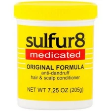 Sulfur 8 Medicated Hair & Scalp Conditioner Anti Dandruff Original 7.25 fl oz
