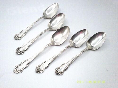 1903 Oneida Community Plate-Five 5 O'Clock Spoons in the "Avalon" Pattern - Picture 1 of 3