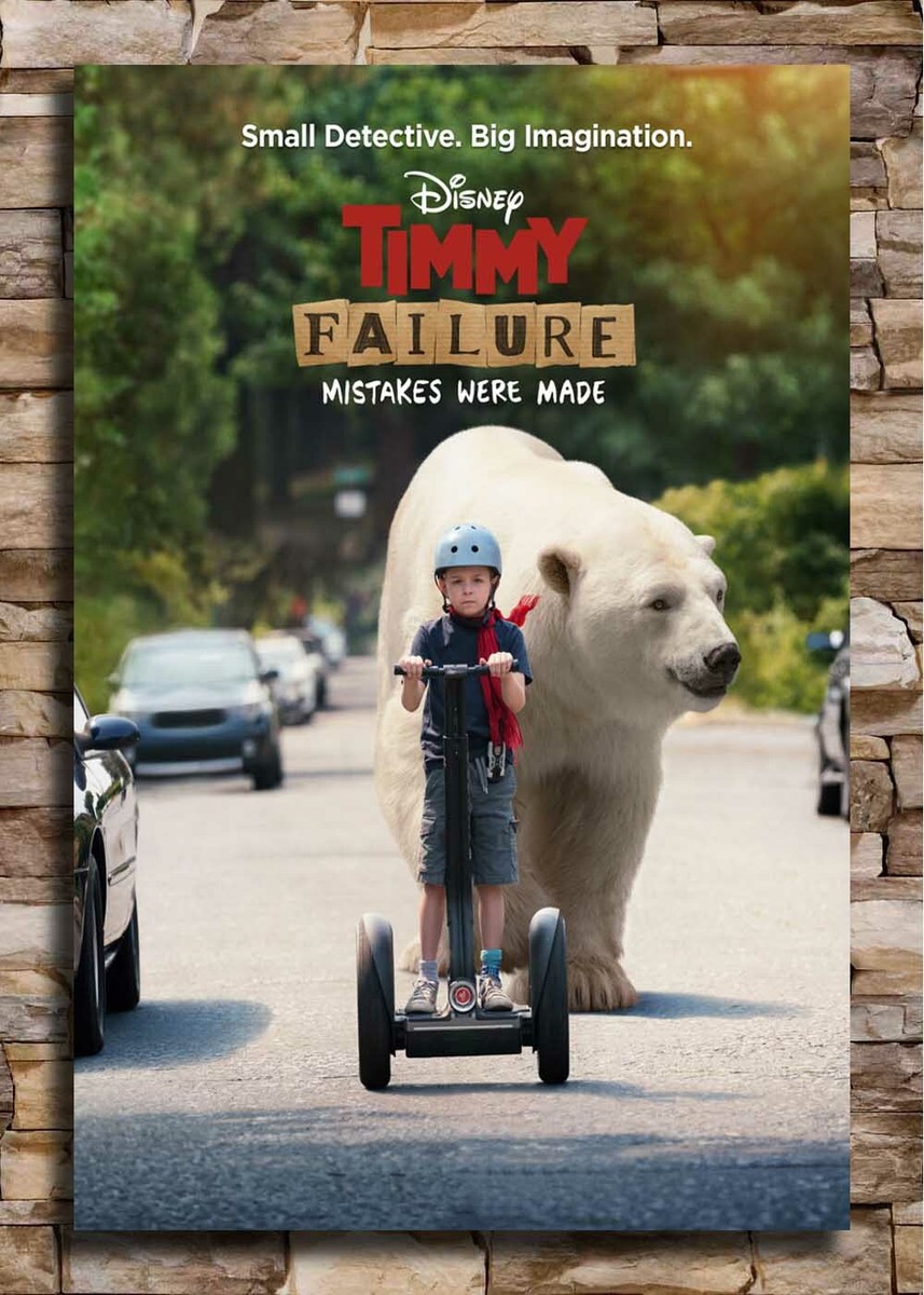 N761 Timmy Failure Mistakes Were Made Movie Fabric Poster