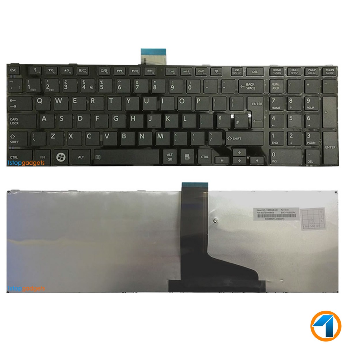 Power4Laptops Regno Unito Versione retroilluminato (Senza vitto