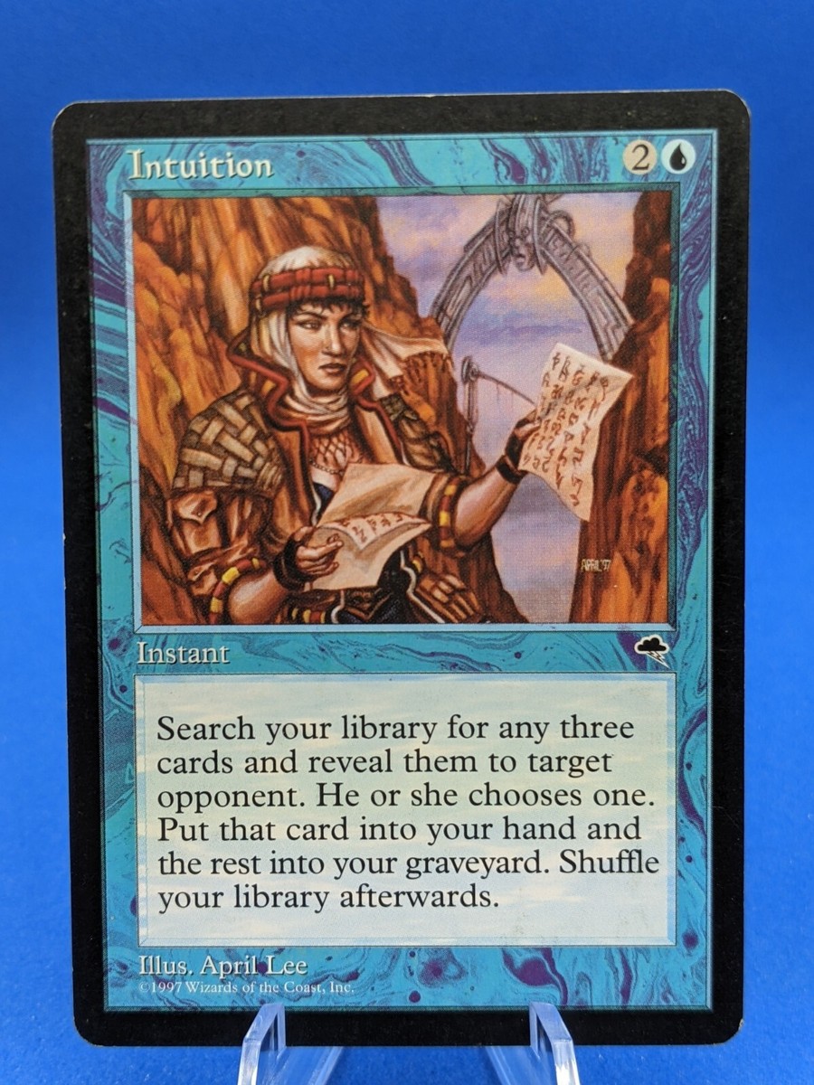 MTG《直観/Intuition》[TMP] 英語版