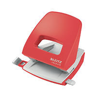 Image of Leitz Recycle NeXXt Hole Punch 30 Sheets Red 50030025
