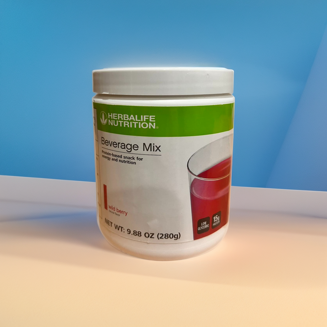 HERBALIFE Beverage Mix Canister Wild Berry 9.88oz Protein based EXP