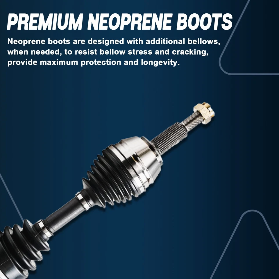 2x  Front Left Right CV Axle Shaft for 2001 2002 2003 Dodge Dakota Durango 4WD Foto 2 de 4