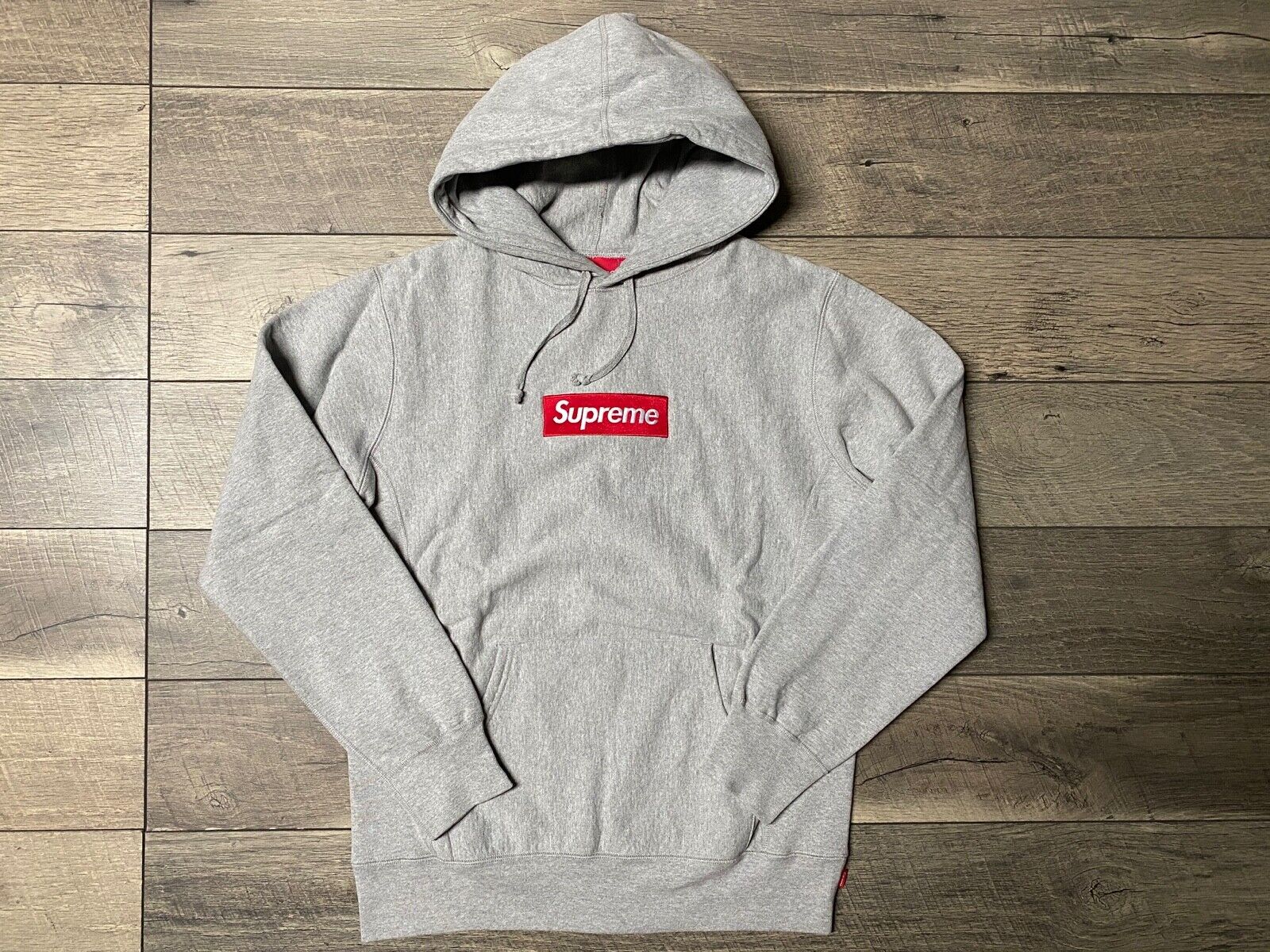 supreme logo hoodie