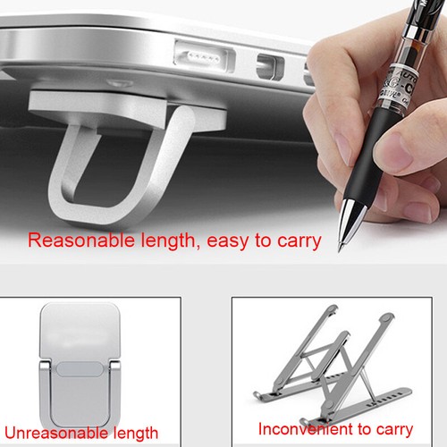Laptop Stand for Desk Computer Keyboard Stand Riser Aluminum Laptop Sta*wl - Photo 7/15