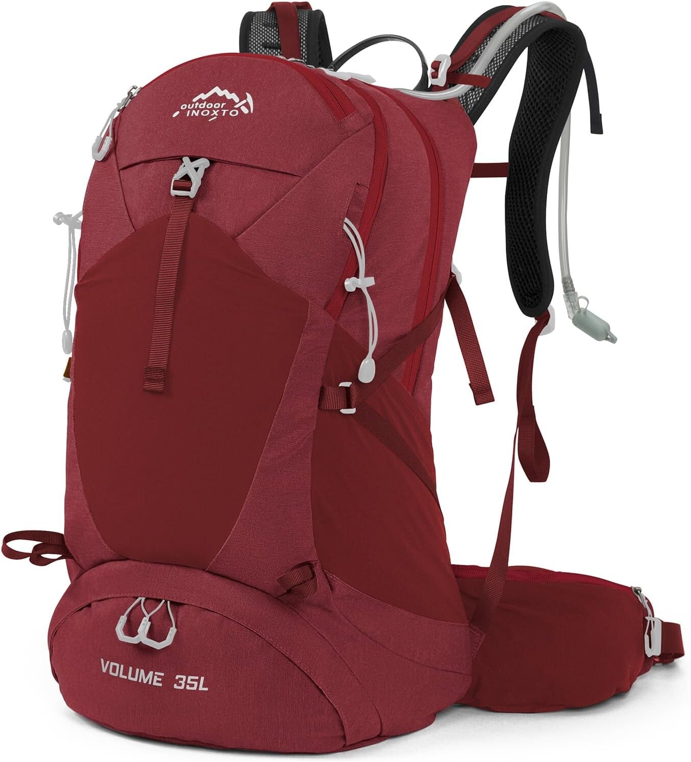 Hiking Backpack,35L Waterproof Hiking Daypack with 3L Water Bladder-image