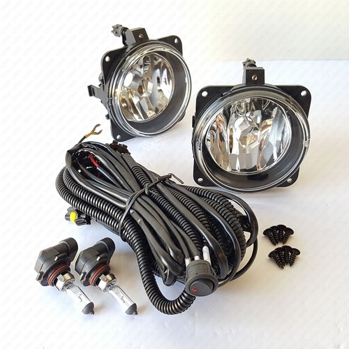 Clear Lens Fog Lights For Ford Focus SVT, Mustang Cobra, Escape - H10 Bulb, DOT Approved