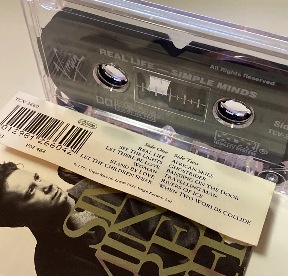 Real Life by Simple Minds (CASSETTE, 1991) 🆓 Local 📭 - Image 4 of 4