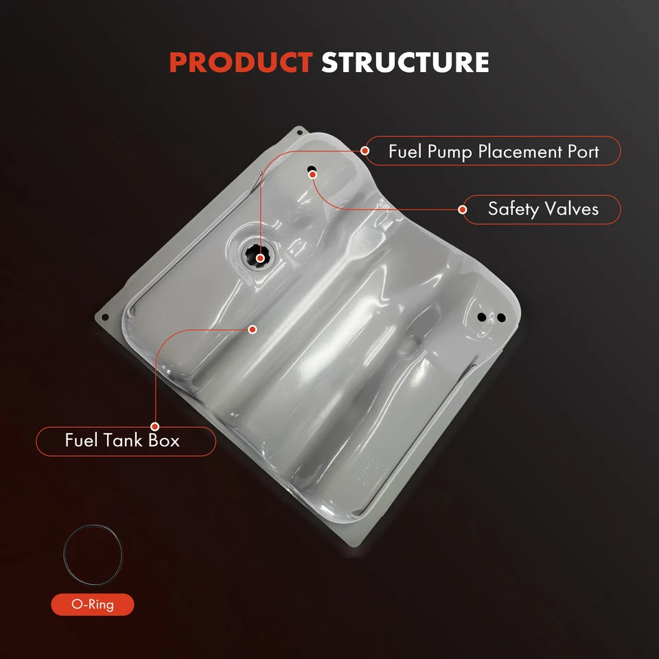 Топливный бак 16 галлонов с уплотнительным кольцом для Volkswagen Vanagon 1986-1991 Transporter - Изображение 2 из 4