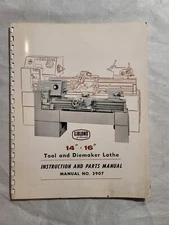 LeBlond Regal Lathes Instruction and Parts Manual No. 3940