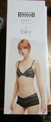 NWT NEW Wolford Black RILEY PANTY SZ XS Women