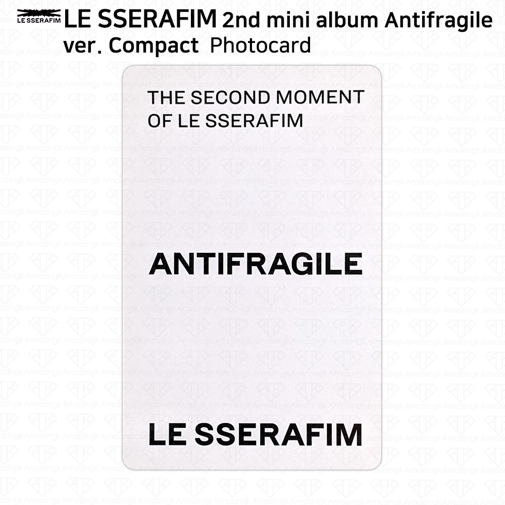 Le Sserafim 2nd Mini Album Antifragile Official Photocard Postcard