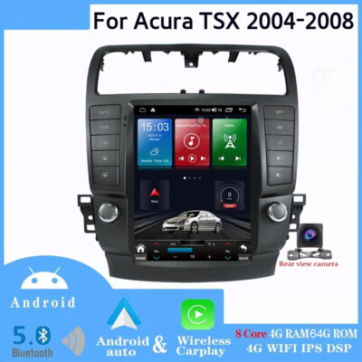 9.7'' Android Tesla Style Car Radio For Acura TSX 2004-08 Carplay GPS Navigation