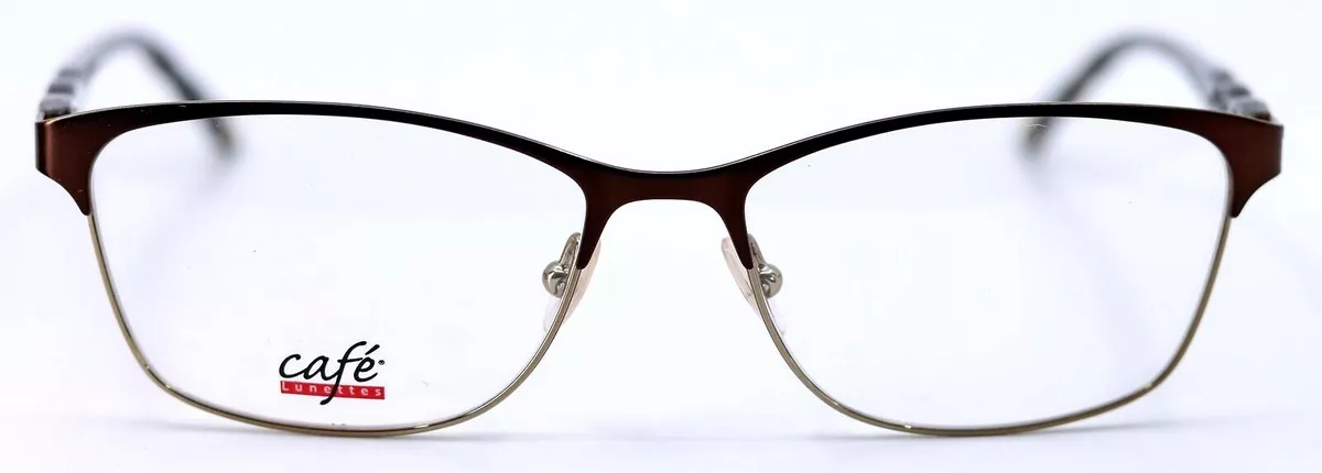 CAFE LUNETTES CAFE 3220 C1 Mocha Brown Rectangular Womens