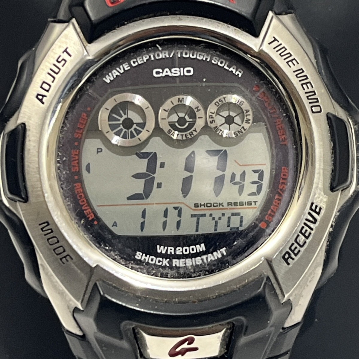 Casio G Shock Solar Powered Digital Men's Watch - GW-500A 2688