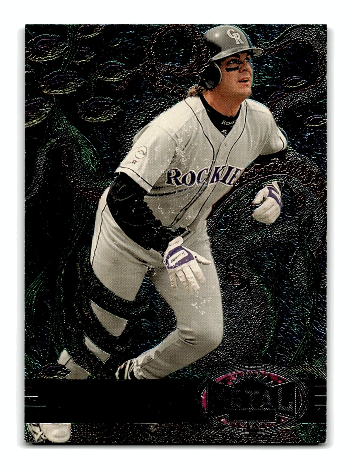 Larry Walker 1997 Metal Universe #76 Colorado Rockies Surface Snow Low Grade