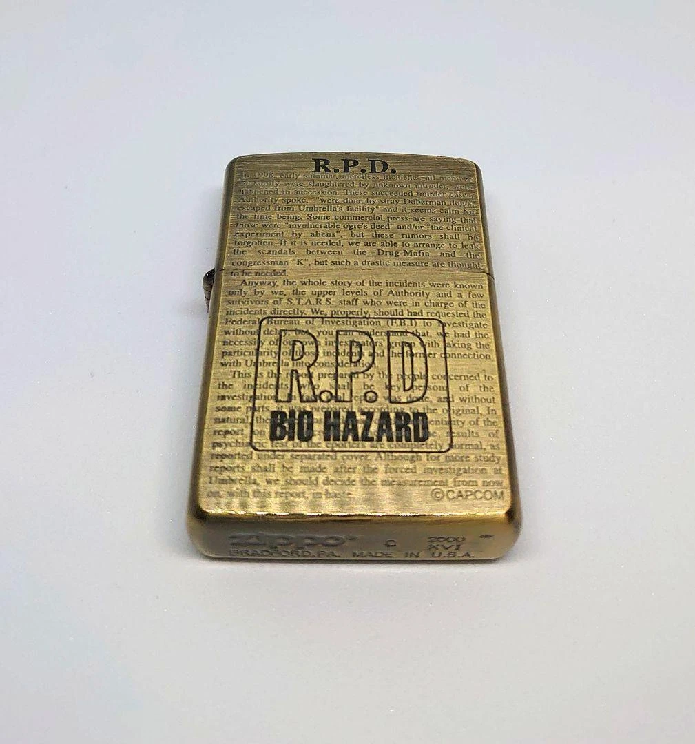 Resident Evil Lighter Indiana OTHER Collectible Zippo Lighters for