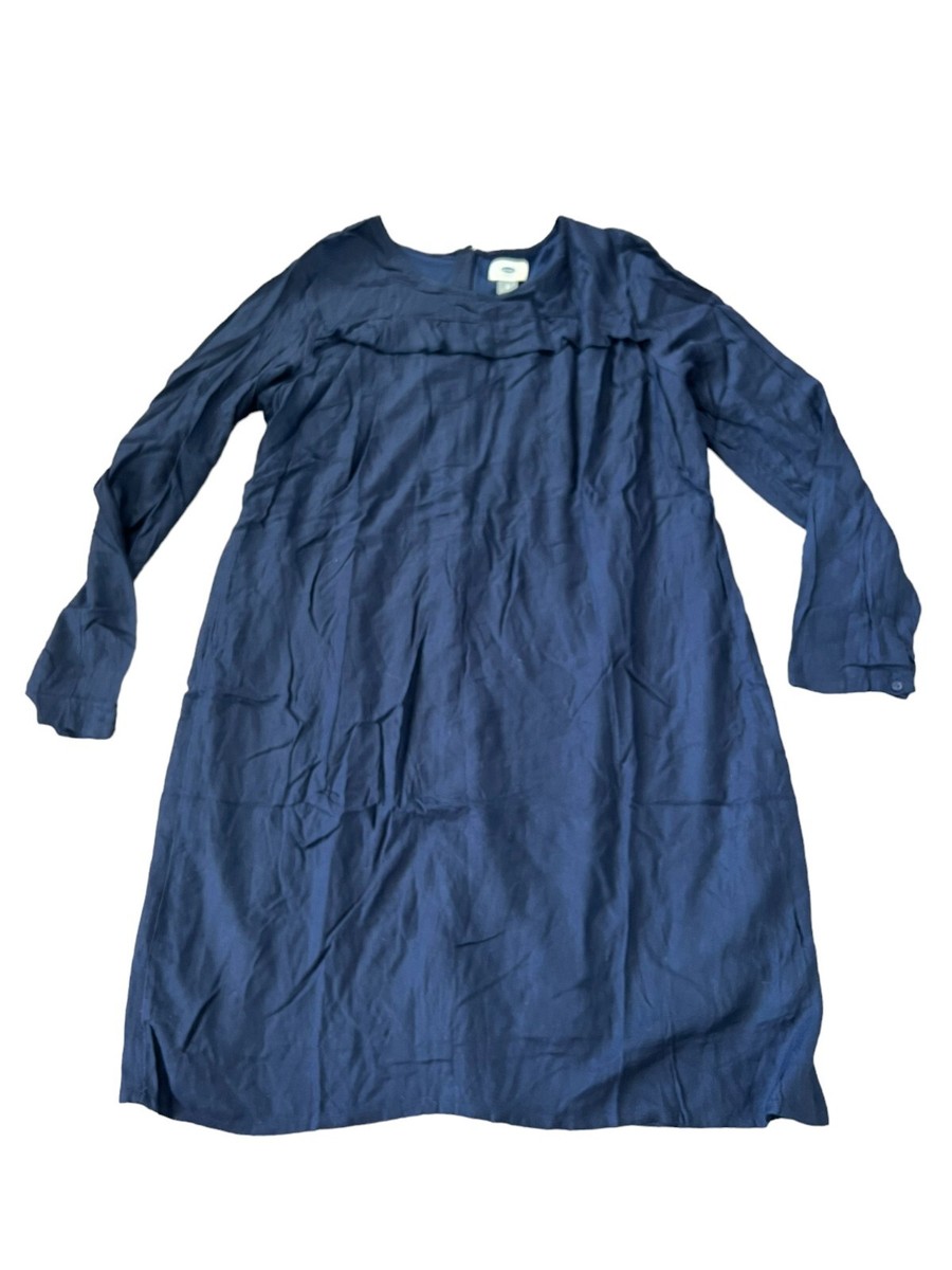 Old Navy Womens Size Large Maxi Dress Knee Length Round Neck Long