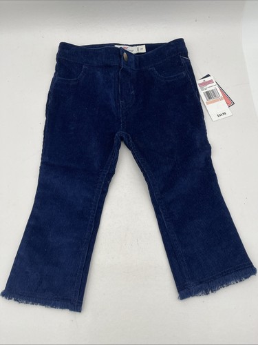 Lote 2/Pantalones Vineyard Vines Kick Flare Deep Bay Pana 2T Azul Marino/Blanco Nuevos con Etiquetas - Imagen 3 de 17