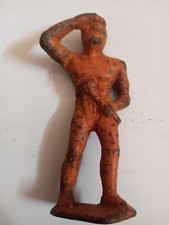 Lot of 3 3 inch Tall Cast/ Lead Indian Figures