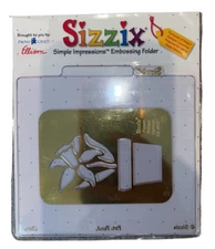 Sizzix Simple Impressions Embossing Folder Flower Potted Daffodil