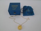 RARE GREGGS BAKED IN GOLD DION KITSON DESIGNED JEWELLERY JAMMY HEART NECKLACE