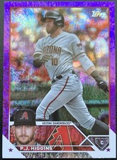 2023 TOPPS UPDATE SERIES P.J.HIGGINS DIAMONDBACKS #US82 PURPLE FOIL SP 769/799