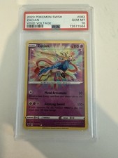 Carta Pokémon Vivid Voltage Zacian 082/185 PSA 10 gemme ottime condizioni