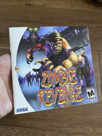 zombie revenge sega dreamcast Manual Only Case & Cover Art Only No Game!