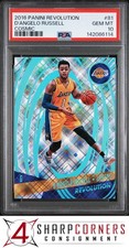 2016 PANINI REVOLUTION COSMIC #81 D'ANGELO RUSSELL #/100 POP 1 PSA 10
