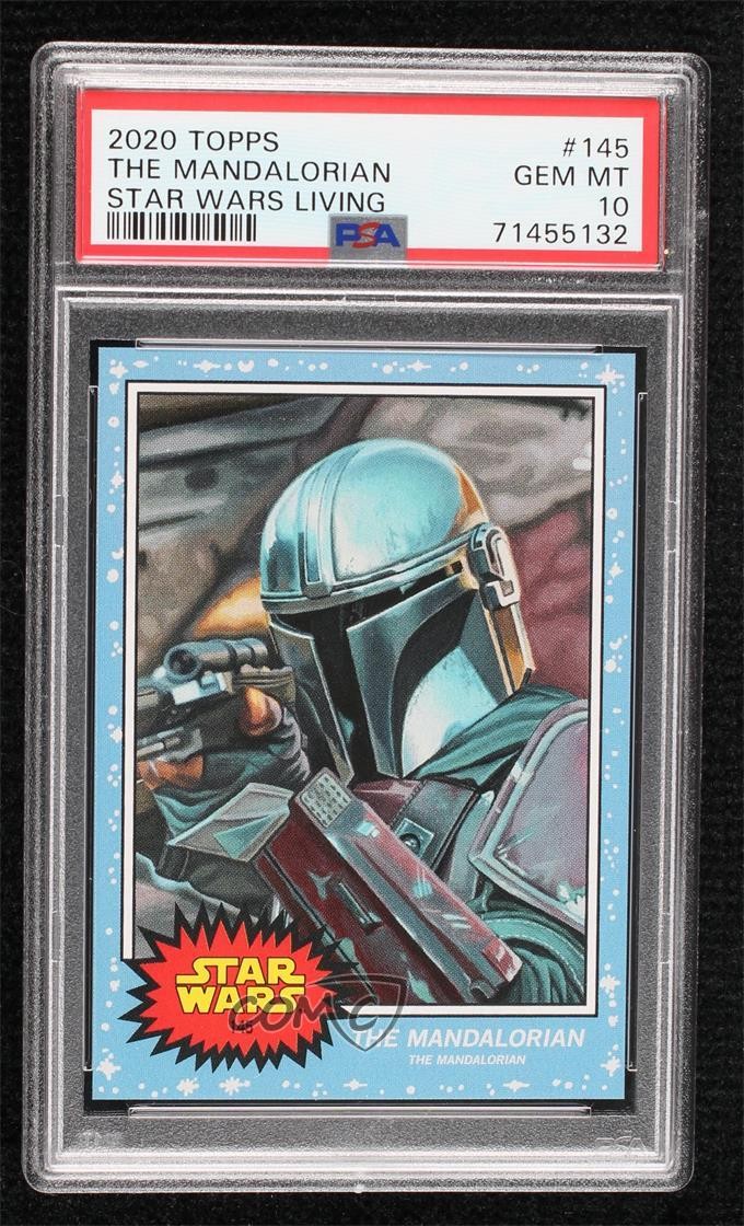 2020 Topps Star Wars Living Set /4283 The Mandalorian #145 PSA 10 GEM MT za5
