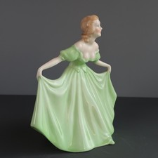 Rare 1930s Carlton China Figurine "Jane" 4267 Art Deco