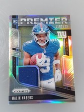 2024 Panini Prizm: Malik Nabers Silver Prizm Premier Jerseys New York Giants  RC
