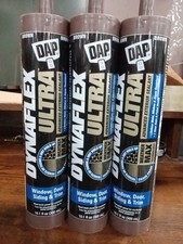 3 Pk DAP DYNAFLEX ULTRA 10.1 oz. Brown 860 Kb