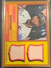 2025 Topps Heritage - Bryan Ramos Clubhouse Collection Dual Relic #CCSDR-BR /50