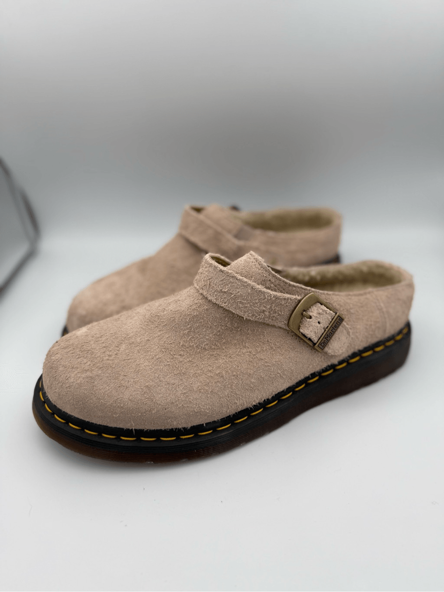 NWOT Dr. Martens Isham Vintage Suede Slingback Mule Mens 12 Dr Martens Mens Jacquard Isham Mules – Extra Butter main image 4