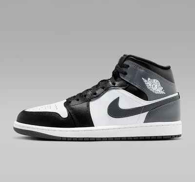 Nike Air Jordan 1 Mid Iron Grey Black White Sneaker Schuhe DQ8426-001