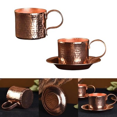 Reines Kupfer Kaffeebecher für kalte Getränke traditionelles Trinken Geschenke Teebecher klein