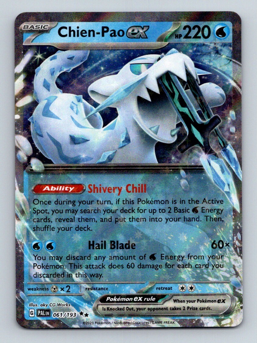 #61 Chien-Pao ex 2023 Paldea Evolved Double Rare