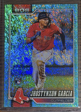 2026 Topps Series 1 Celebration Jhostynxon Garcia #316 Lime Green Confetti