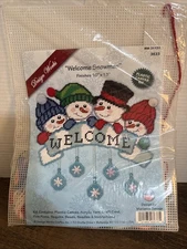 Design Works Welcome Snowmen 10”X13” New #3633