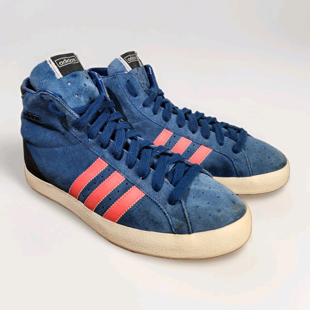 adidas Basket Profi Blue Suede Men&rsquo;s Sneakers High Top Old School Style US 10.5
