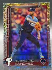 2025 Topps - Topps Foil Pattern #109 Cristopher Sanchez Philadelphia Phillies