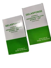 Coltene ROEKO Gelatamp New Pack Gelatine Dental Sponge 2x20pcs/pk (Free Ship).
