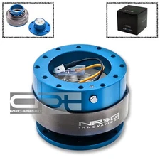 NRG 6-HOLE STEERING WHEEL NEW BLUE QUICK RELEASE HUB ADAPTER GEN 2.0 SRK-200NB
