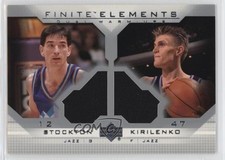 2003 Finite Elements Dual Warm-Ups John Stockton Andrei Kirilenko #FE19 HOF 0ex8