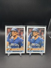 Michael Massey 2025 Topps Heritage Baseball #99 Kansas City Royals (2) Cards